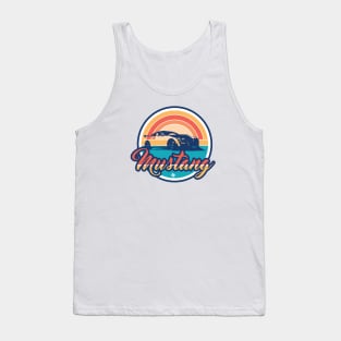 Sunset Mustang Tank Top